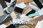 43 Tape PNG Overlays, a Texture Graphic by 3Motional (Thumbnail 1 of 10)