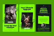 Vyro - Healthy Fitness Social Media, a Social Media Template by SLAB! Design (Thumbnail 6 of 8)