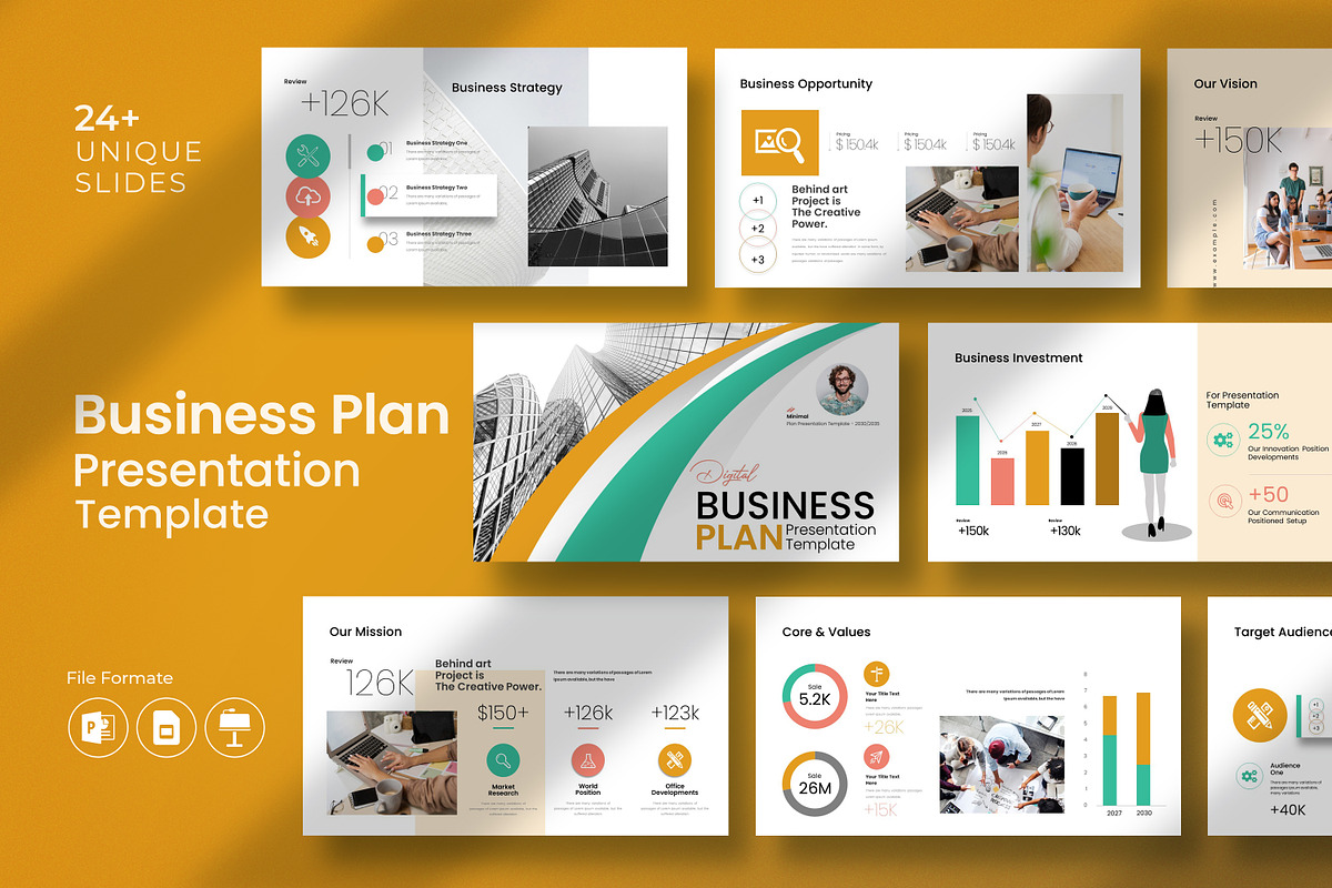 Digital Business Plan Presentation, a Presentation Template by Soraclod (Photo 1 of 9)