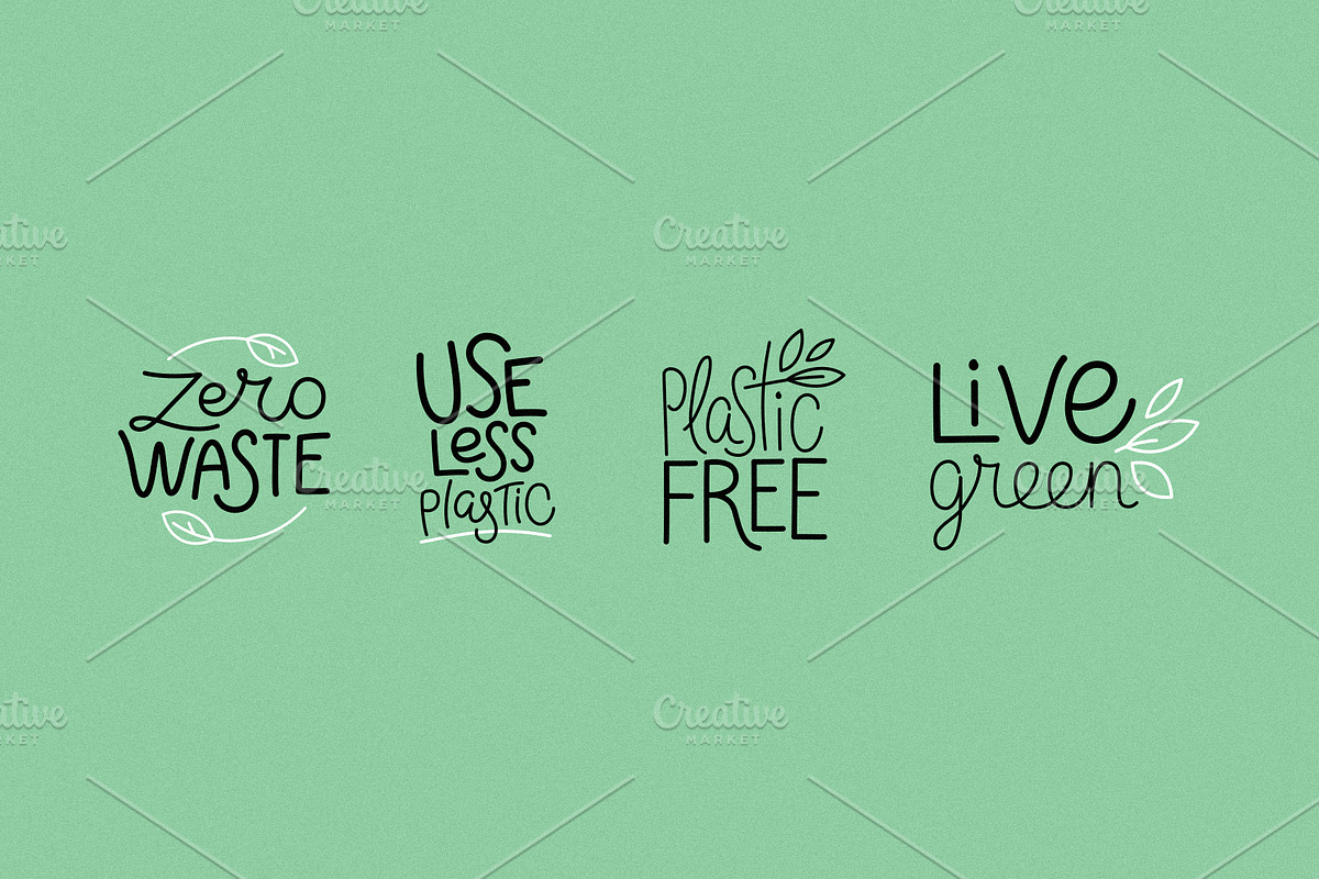 Zero waste - icons and illustrations, a Graphic by venimo (Photo 7 of 8)