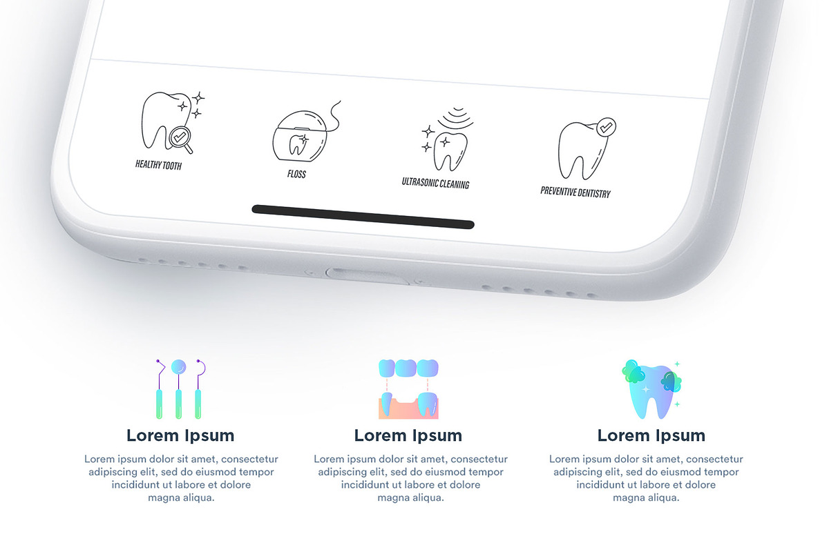 Dentist | 32 Icons Set Hand Drawn, an Outline Icon by Marina Silence (Photo 12 of 17)