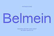 Belmein – Modern Grotesk, a Sans Serif Font by Craft Supply Co. (Thumbnail 1 of 8)