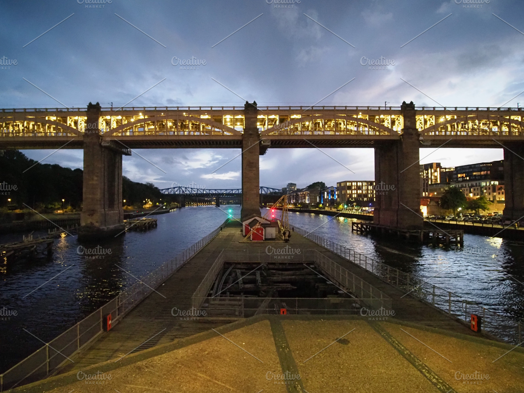 High Level Bridge in Newcastle upon Tyne, a Photo by WorldOfPhotos