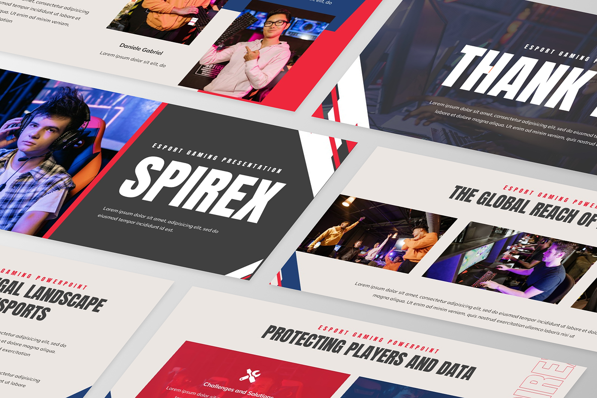 Spirex  - Esport Gaming Google Slide, a Presentation Template by GraphauseProject (Photo 6 of 6)