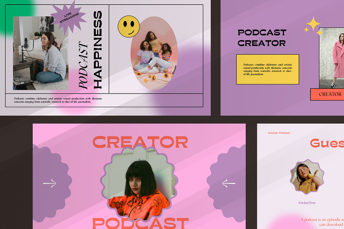Podcast Powerpoint Template, a Presentation Template by Rocket Template