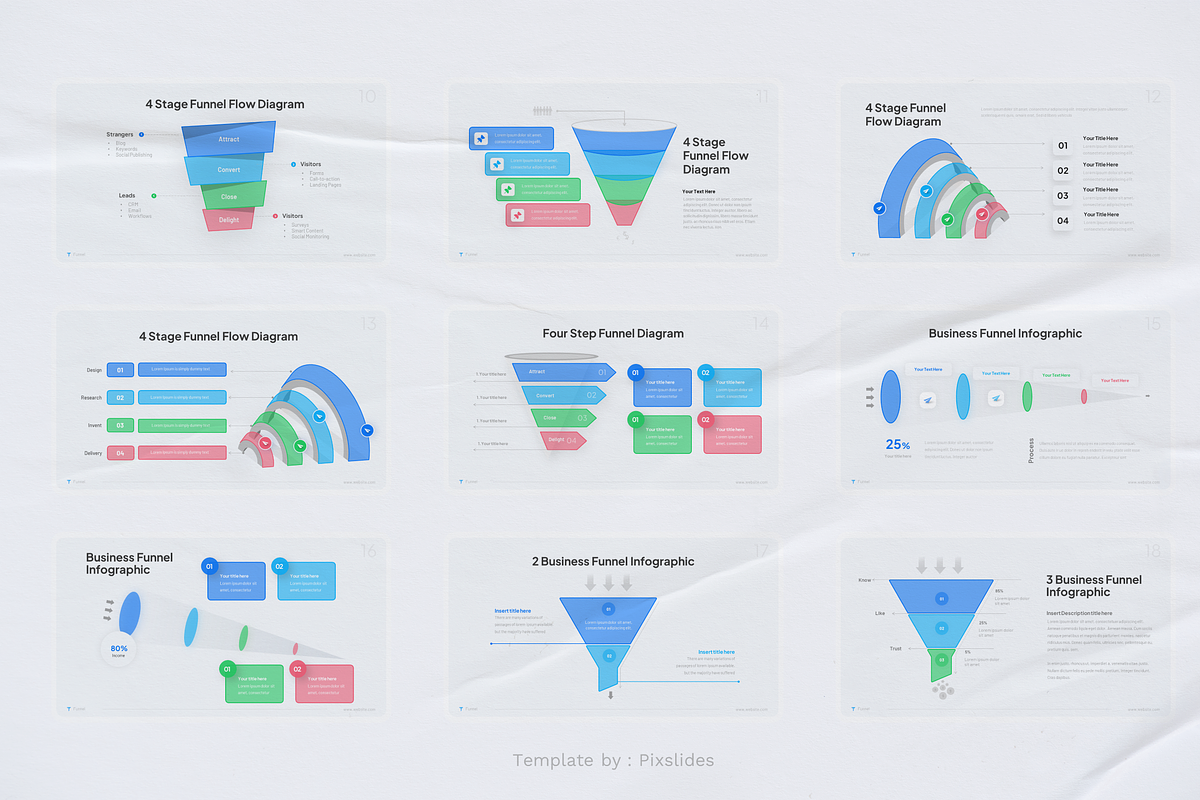 Funnel Infographic PowerPoint, a Presentation Template by Pixslides (Photo 4 of 7)