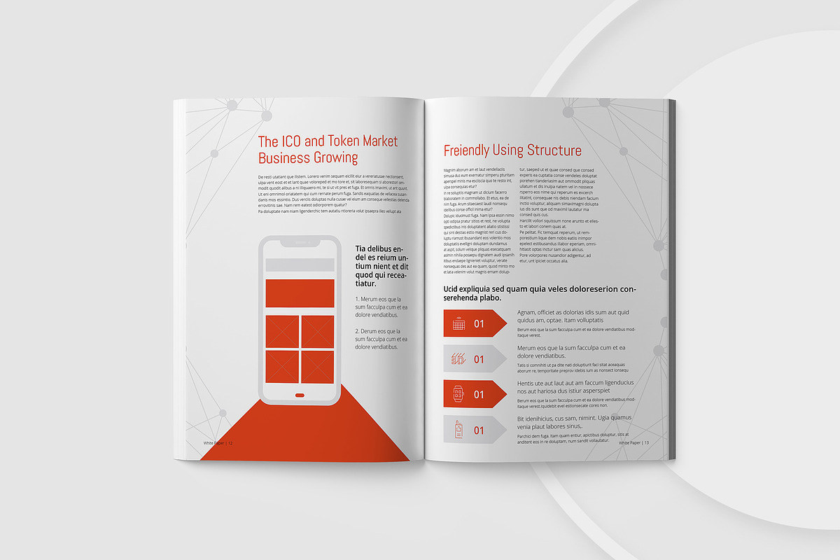 Minimal White Paper, a Brochure Template by astutedesign11 (Photo 7 of 13)