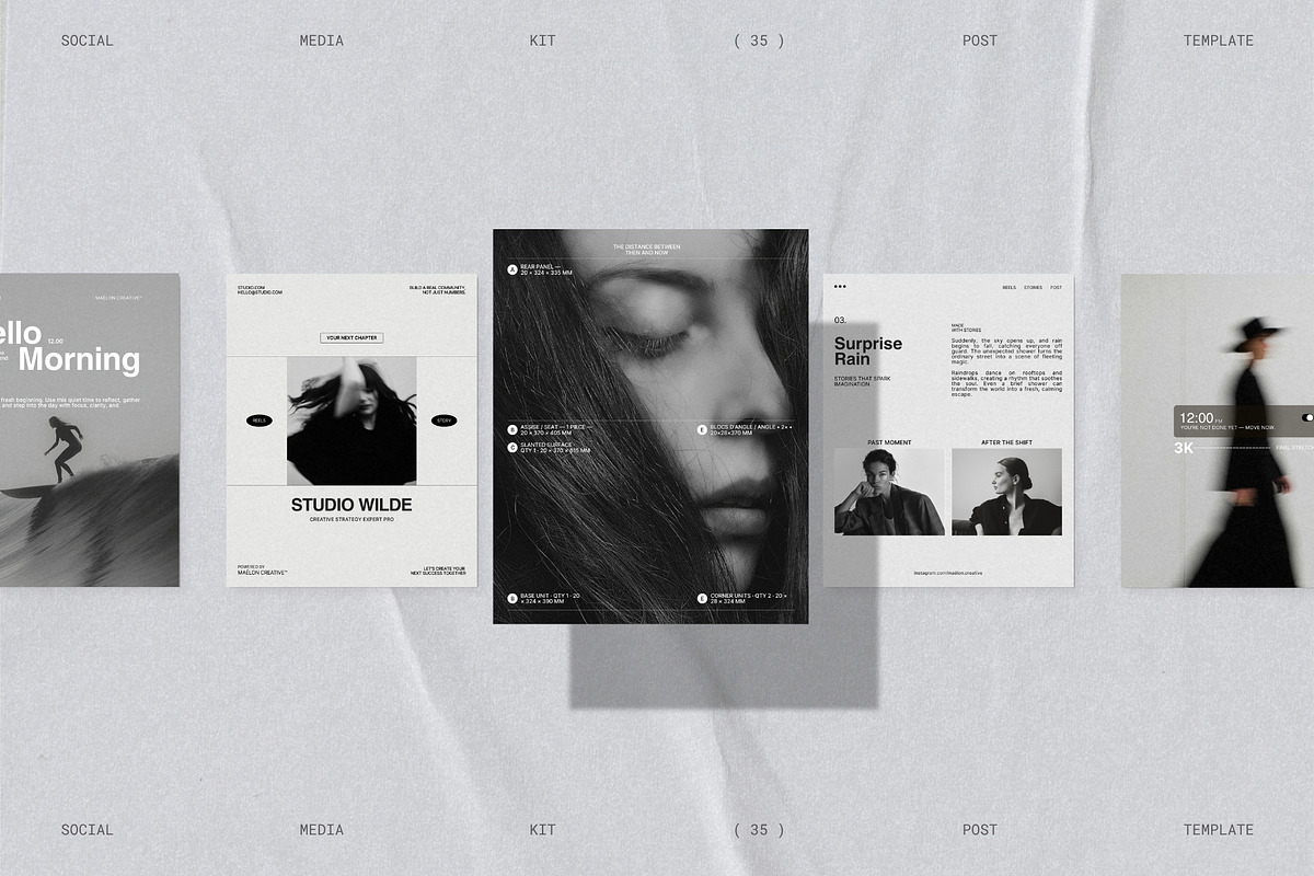 ELVO | Instagram Post Template (III), a Social Media Template by Prapti Design (Photo 9 of 10)