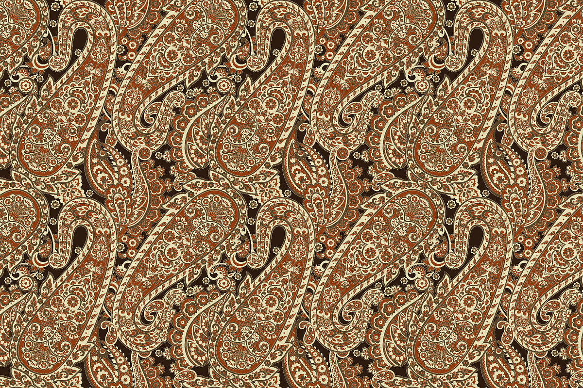 Damask paisley seamless pattern, a Pattern Graphic by antalogiya (Photo 3 of 3)