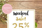 SET of 2 Rustic 5x7 Card Mockup, a Print Template by MockUpHeaven (Thumbnail 4 of 4)