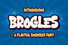 Brogles a Playful Rounded Font