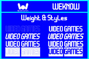 Video Games font, a Font by weknow (Thumbnail 7 of 8)