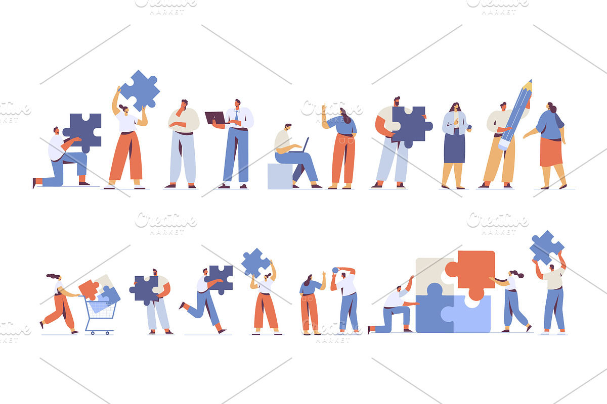 Vector People 200+ Bundle, a Person Illustration by Vector_Art (Photo 19 of 28)