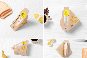 Sandwich Box Mockups