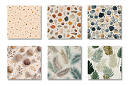 Cute Boho Seamless Patterns Bundle, a Pattern Graphic by Canvas Craft (Thumbnail 3 of 6)