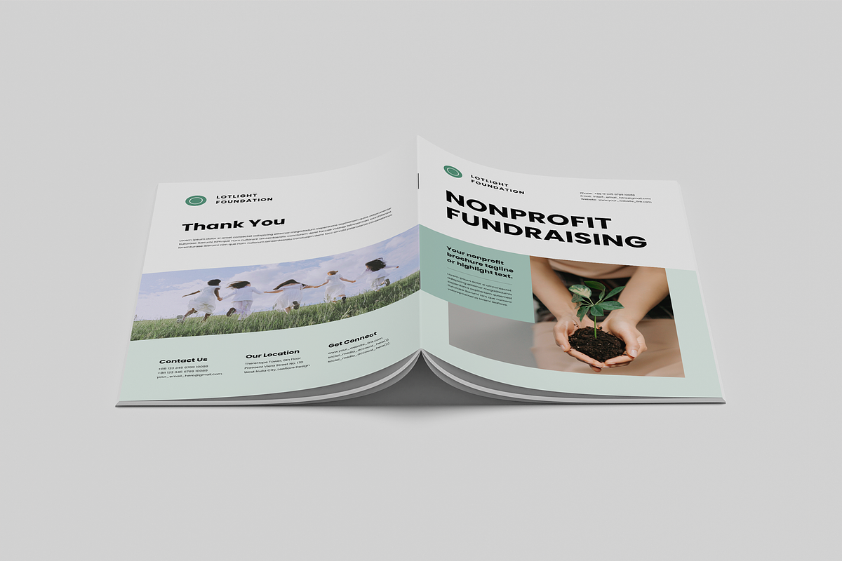 Nonprofit Fundraising Brochure, a Brochure Template by Leaflove (Photo 9 of 10)