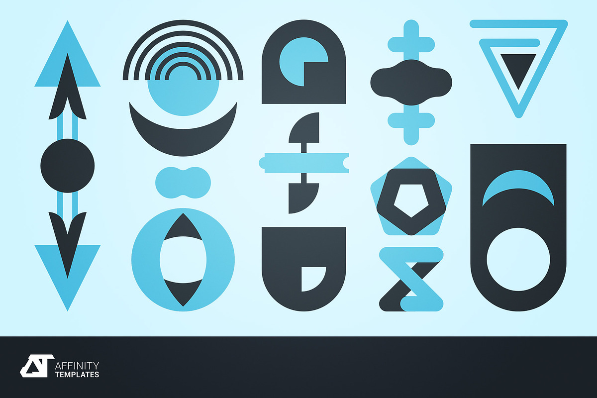 Assets Bundle 2 Affinity Designer, an Object Graphic by Affinity Templates (Photo 6 of 11)