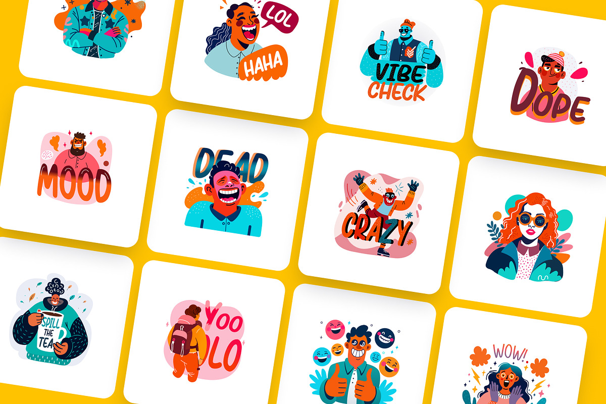 Gen Z Reaction Stickers, an Emoji Icon by Creative Stall (Photo 5 of 9)