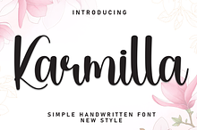 Karmilla | Script Font