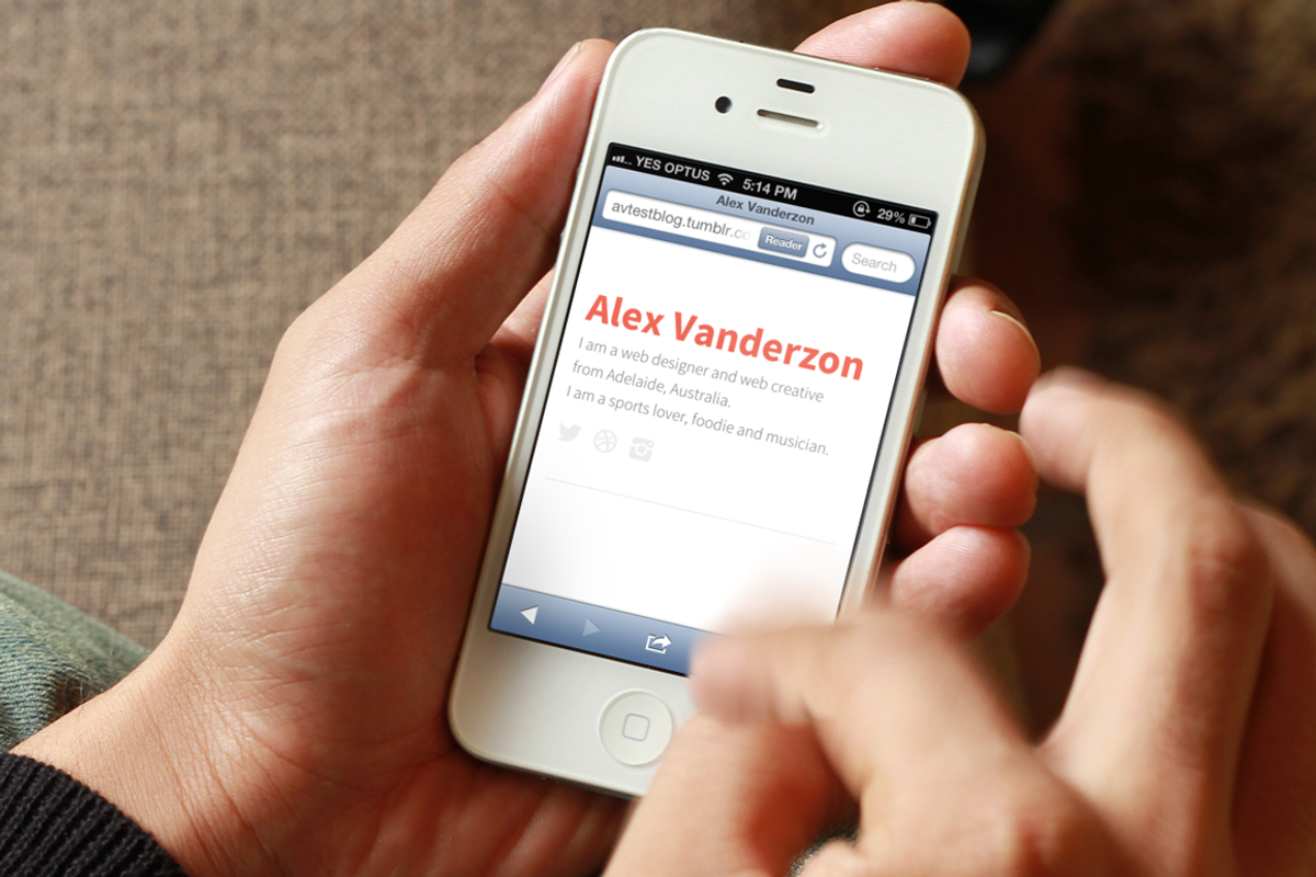 Just Type Tumblr Theme, a Websites & App Template by alexvanderzon (Photo 2 of 5)