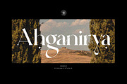 Ahganirya Serif Font, a Serif Font by Hishand Studio (Thumbnail 1 of 10)