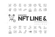 Linear NFT Icons, an Outline Icon by Prosymbols (Thumbnail 1 of 7)