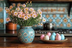 Beautiful spring flowers and colorfu, a Photo by Tanuart