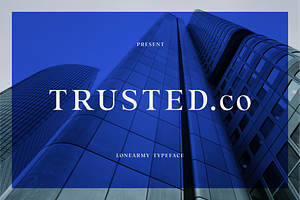Trusted Serif Logo Font