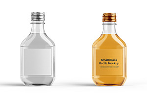 Small Glass Bottle Mockup, a Product Mockup by Designbuys
