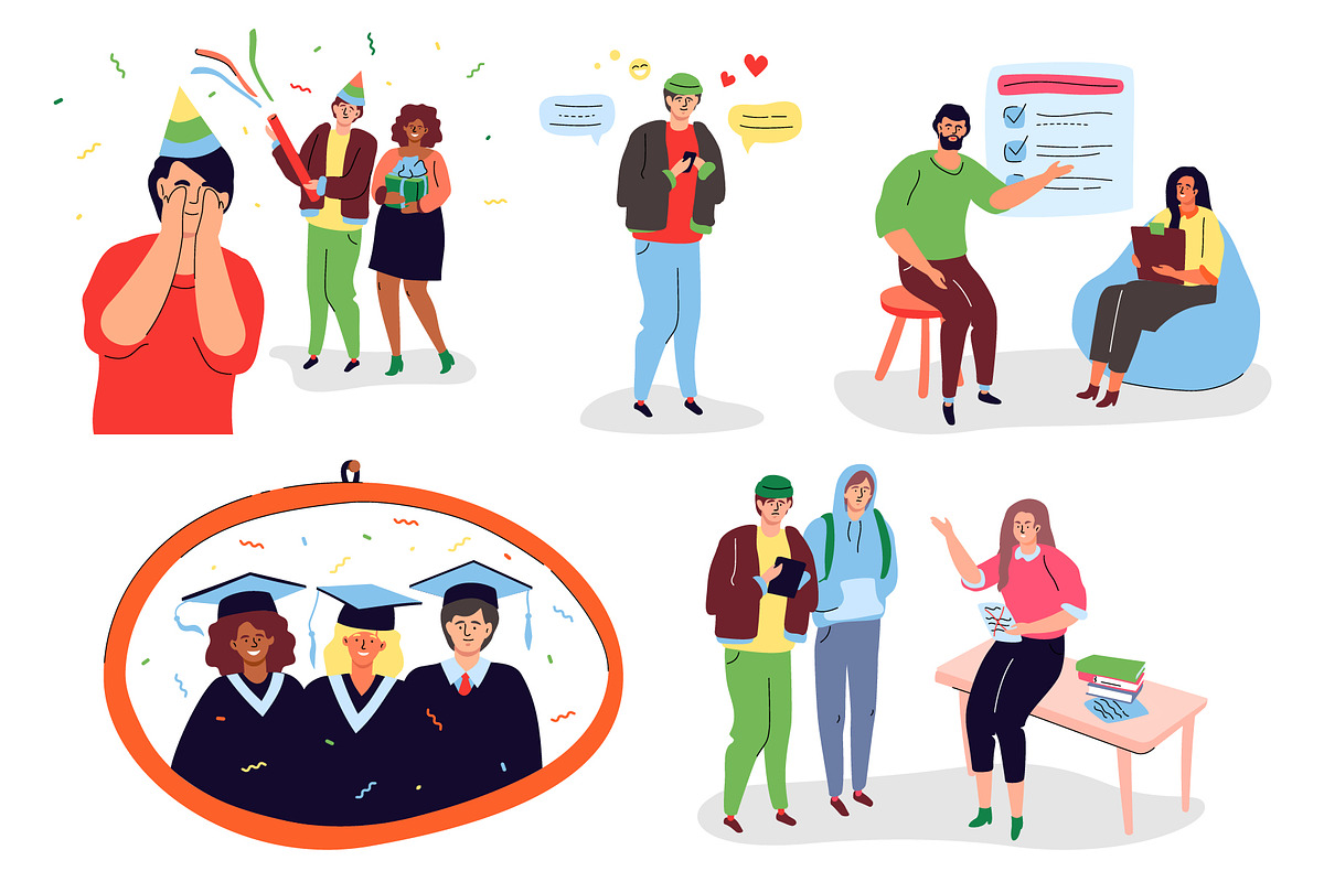 Human - Campus Life Illustrations, a Templates & Theme by Boyko Pictures (Photo 10 of 13)