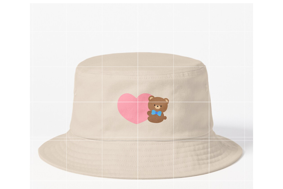 Cute Bear with Heart SVG, an Illustration by TheHitShop (Photo 9 of 10)