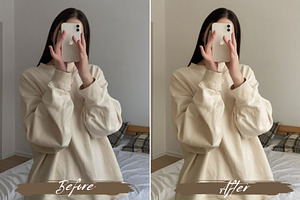 10 Beige Asthetic Lightroom Presets