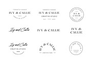 Canva Modern Aesthetic Logo Kit, a Branding & Logo Template by Forth and Wild (Thumbnail 12 of 14)