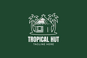 Traditional Tropical Hut Logo, a Branding & Logo Template by Signatoro (Thumbnail 3 of 3)