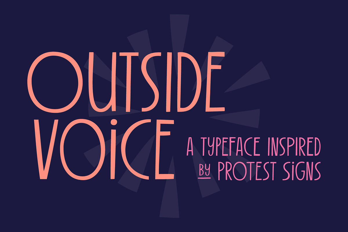 Outside Voice Handwritten Font