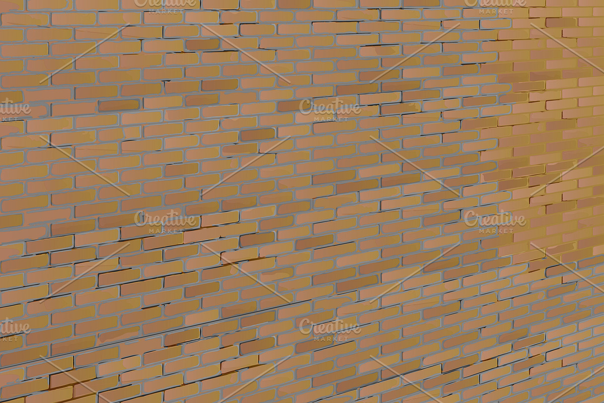 Brick wall set of vector backgrounds, a Texture Graphic by Fedor Fiberg Vector Shop (Photo 5 of 6)