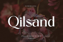 Qilsand Elegant Ligature Serif