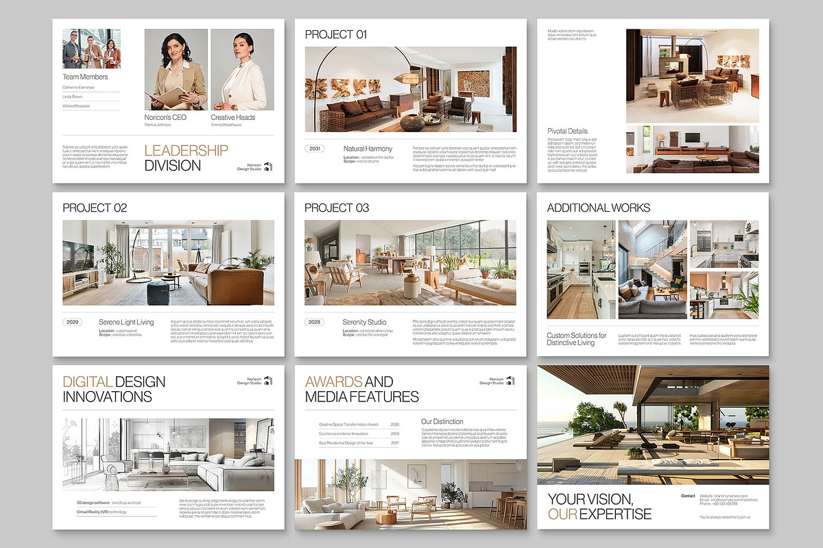 Digital Portfolio Template, a Brochure Template by BrandPacks (Photo 3 of 5)