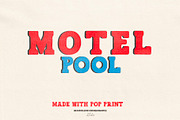 Pop Print Retro Display Font, a Sans Serif Font by Madeline ODonoghue Design (Thumbnail 7 of 9)
