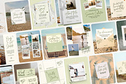 Green Coastal Scrapbook Instagram, a Social Media Template by Anna Design Studio (Thumbnail 1 of 11)