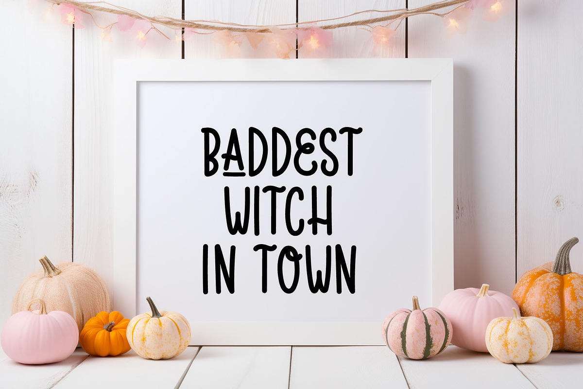 Spooktacular Halloween Groovy Font, a Script Font by BarcelonaShop (Photo 5 of 9)