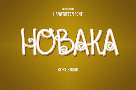 Hobaka - Creative Handwritten Font