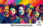 Gay Pride Parade LGBT, a Person Illustration by VetalStock (Thumbnail 1 of 3)