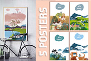 Flat landscape creator, a Seasonal Illustration by Tatiana Davidova (Thumbnail 3 of 5)