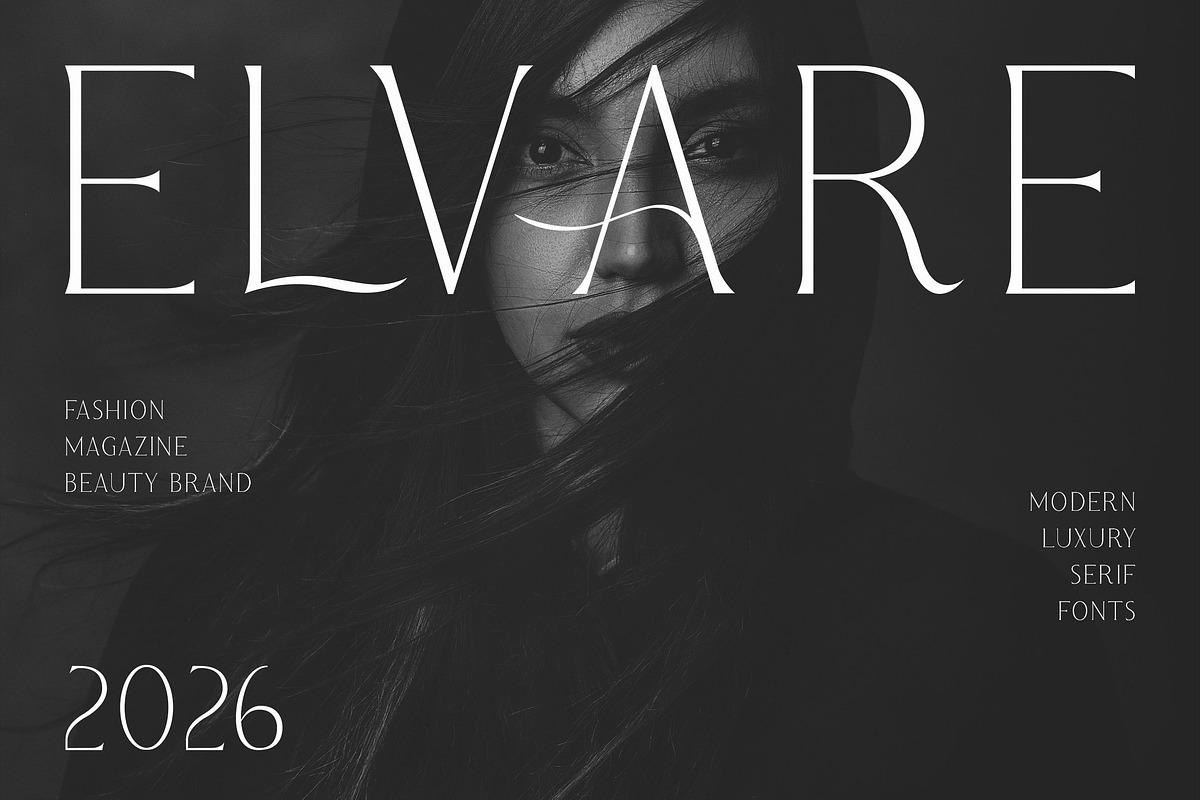 Elvare Elegant Luxury Wedding Font, a Serif Font by Serbaneka Studio (Photo 1 of 7)