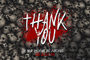 Rougher Brush Font, a Blackletter Font by PutraCetol Studio (Thumbnail 13 of 13)