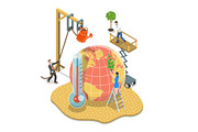 Environmental conservation Set 01, a Person Illustration by AndriiStore (Thumbnail 6 of 11)