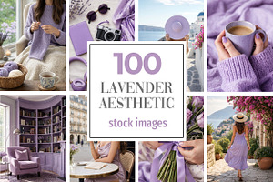 100 Lavender Aesthetic Stock Photos