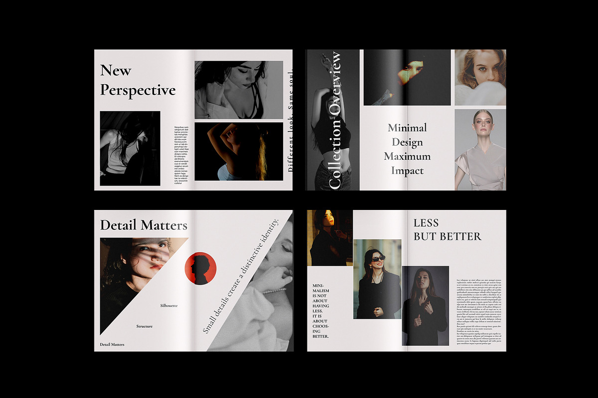 Fashion Look Book Template, a Magazine Template by Devators (Photo 3 of 8)