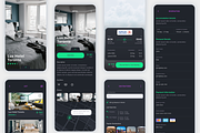 Vesta Dark Travel Booking App UI Kit, an UI Kit Template by uicube (Thumbnail 6 of 6)